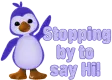 Cute penguin Hi