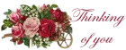 Glitter Roses - Thinking of you