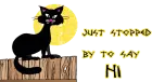 Cat saying hi