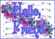 Hello Friend-Glitter