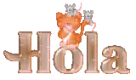 Hola (hello)