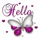 Hello~Hearts Butterfly