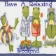 four frogs relaxing