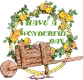 WHEEL BARREL WITH FLOWERS