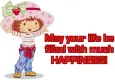filled with happiness