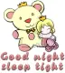 sleeping girl with teddybear