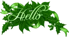 green hello