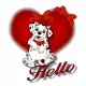 Dalmation heart 