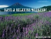have a relaxing weekend!