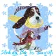 dogs on the snow