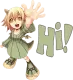 Hi waving