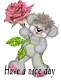 creddy bear have a nice day