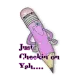purple pencil
