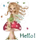 hello - happy girl 