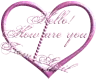 pink heart hello april