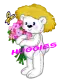 White Teddy Bear - Huggies