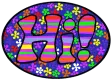 Colorful 'Hi'