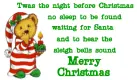 Twas the night before Christmas