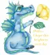 dragon with yellow rose