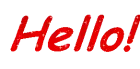 Hello!