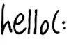 hello