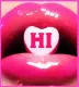 hi heart lips