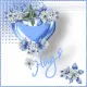 blue heart hugs