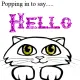cat-popping in to say hello