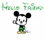 Mickey Hello Freind 