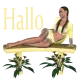 Woman on bench