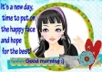 good morning