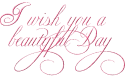 i wish u have a beautiful day