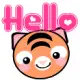 hello kawaii tiger avatar
