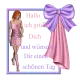 Woman in the picture frame