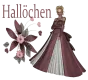 Woman stands to flower