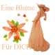 Woman stands to flower