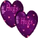 Purple Hearts Hugs - Hugs