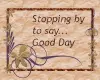 Stopping....