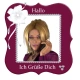 Woman in the picture frame