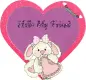 Cute Bunny - Hello Friend