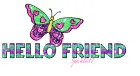Pretty Butterfly - Hello Friend