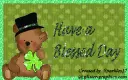 Irish Teddy Bear - Blessed Day