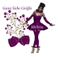 Woman stands on flowers
