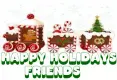 HAPPY HOLIDAY FRIENDS