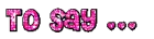 Glitter text