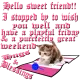 Have a  playful friday &  purrfectly great weekend
