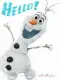Hello Olaf Glitter Text