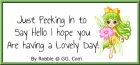 Saying Hello~!