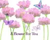 Flower and butterfly