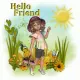 Hello friend girl